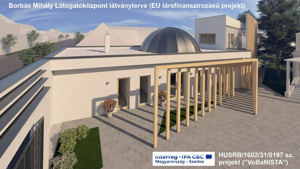 A Borbás Mihály Látogatóközpont pályázatnyerő, megvalósult látványterve